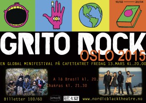 Grito Rock poster flyer