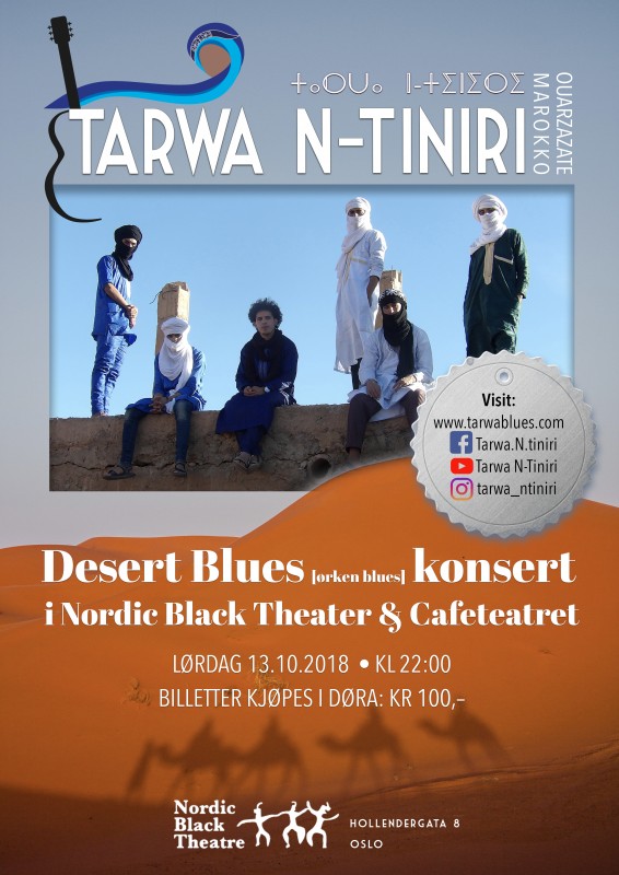Nordic black theater konsert poster